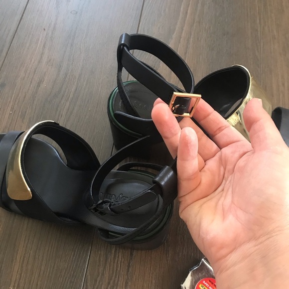 See by Chloe metal vamped stacked heel sandal - Picture 5 of 6